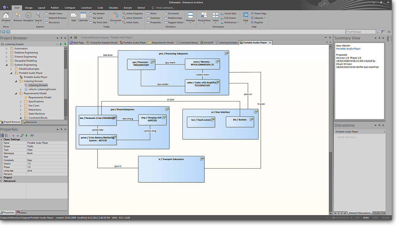 Enterprise Architect: Systems Engineering and Simulation