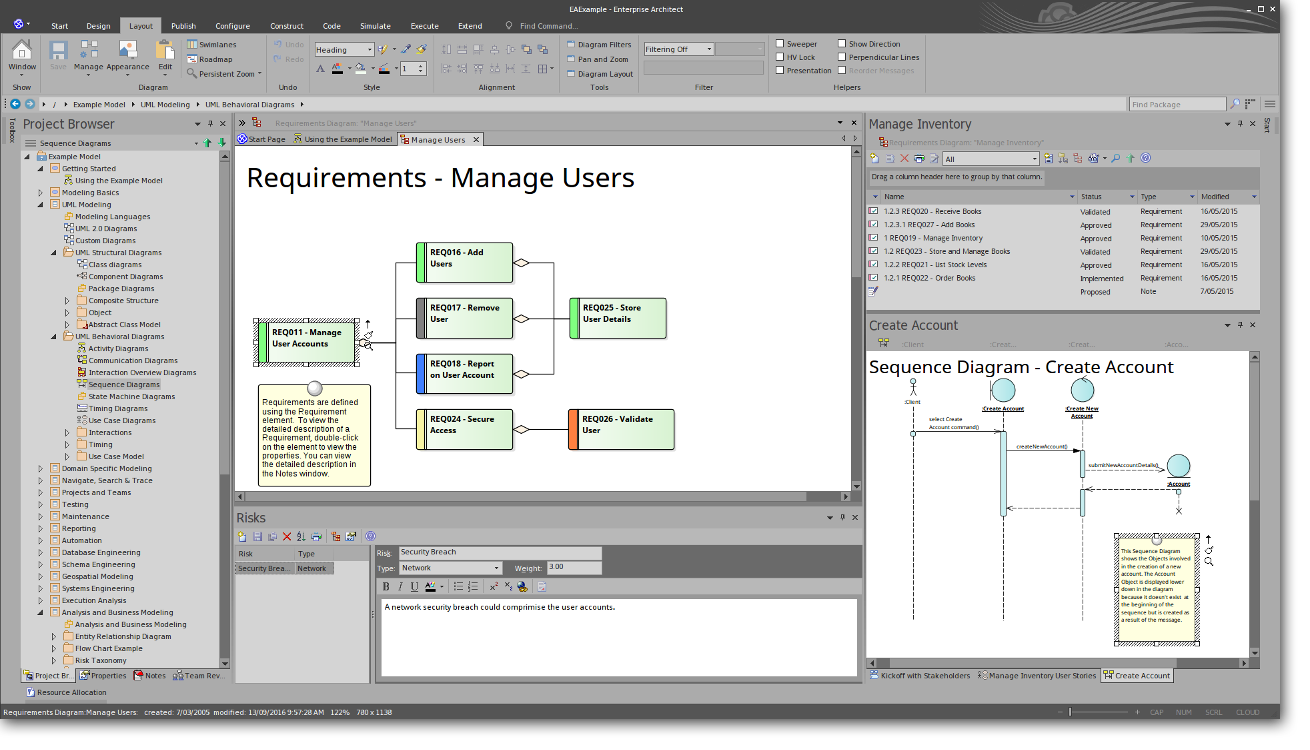 Enterprise Architect: Build upon UML